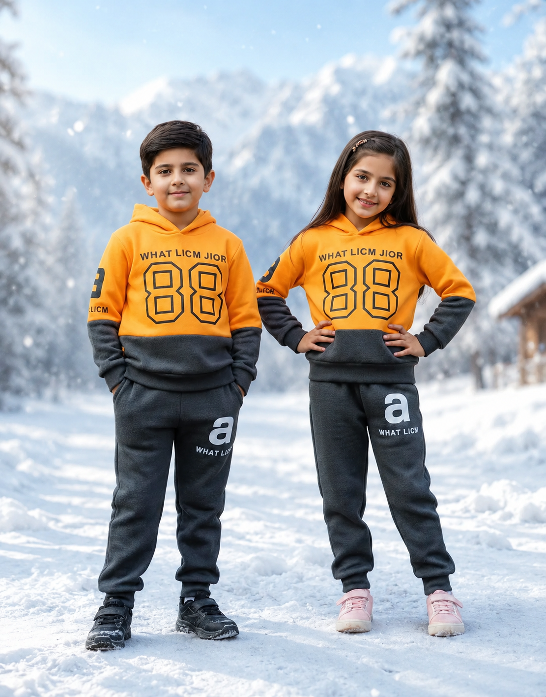 Yellow 88 Kids Winter Suit