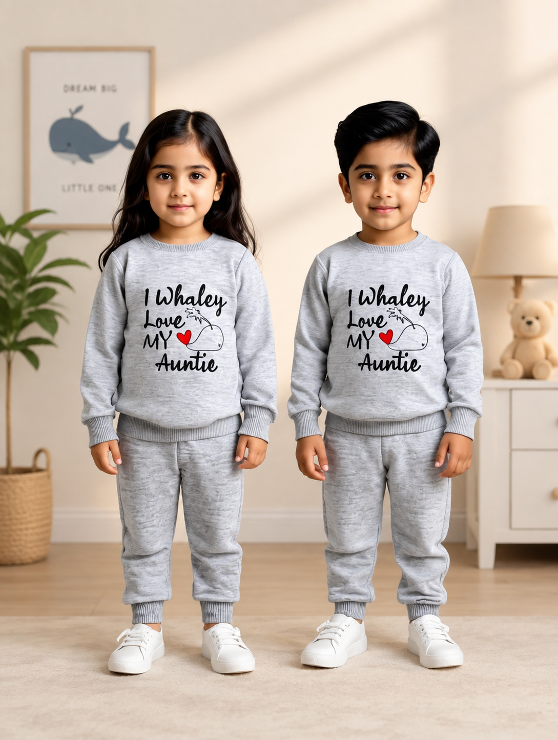Grey Love Kids Winter Suit