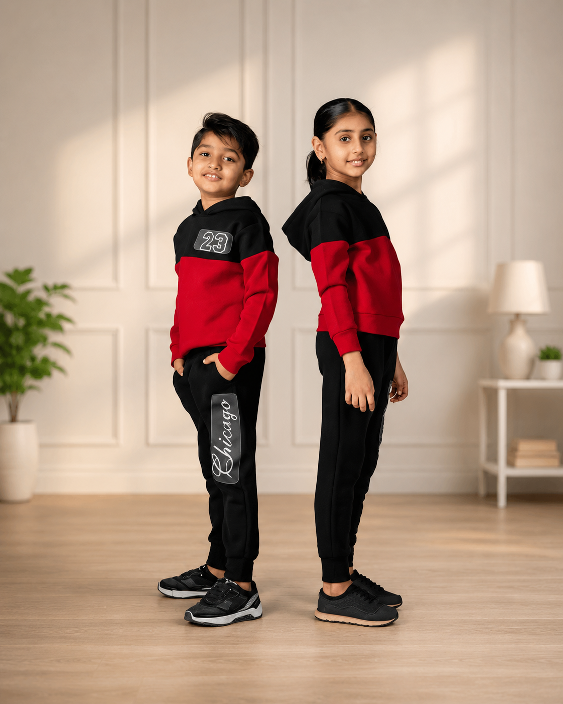 Red 23 Kids Winter Suit