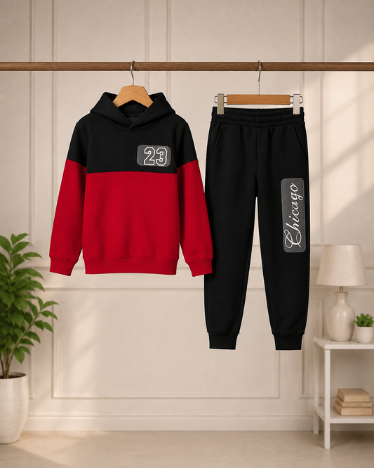 Red 23 Kids Winter Suit