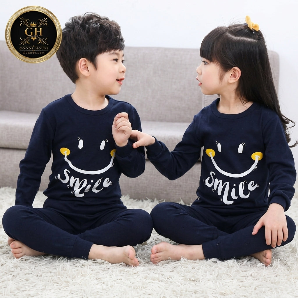 Blue Smile Kids Four Season Fabric