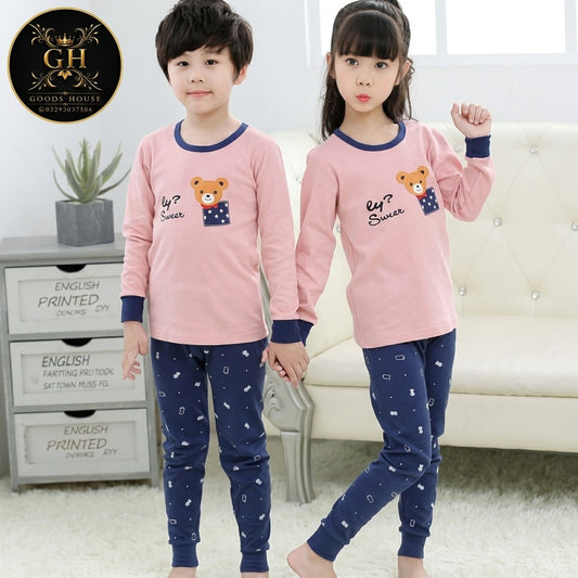 Pink Bear Kids Four Season Fabric