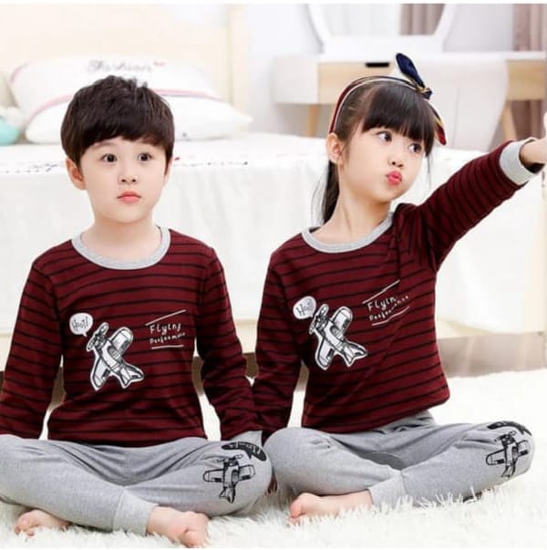 Maroon Flying Kids Summer Collection
