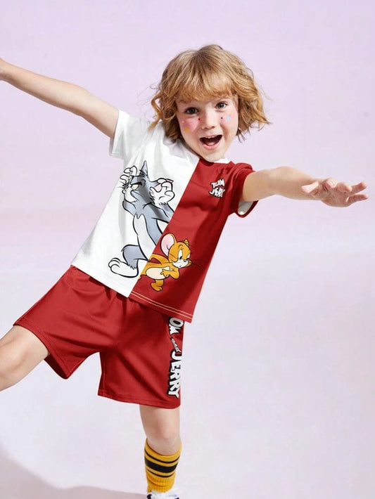 Red Tom & Jerry Kids Summer Collection