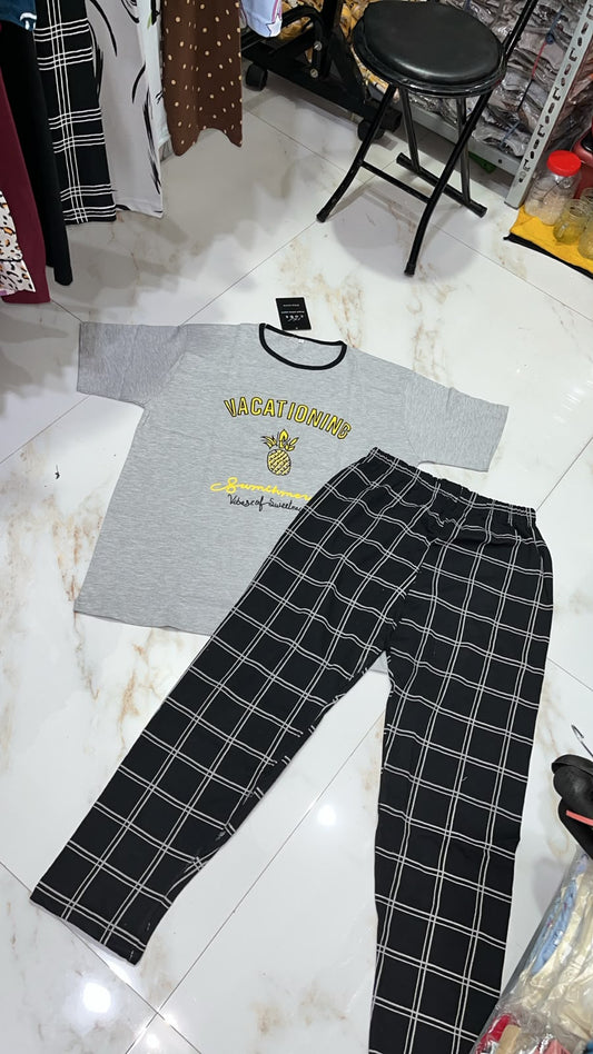 Avacado Design Night Suit